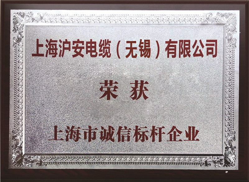 上海市誠信標桿企業